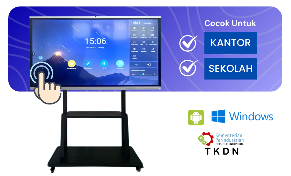 Interaktif Flat Panel TKDN